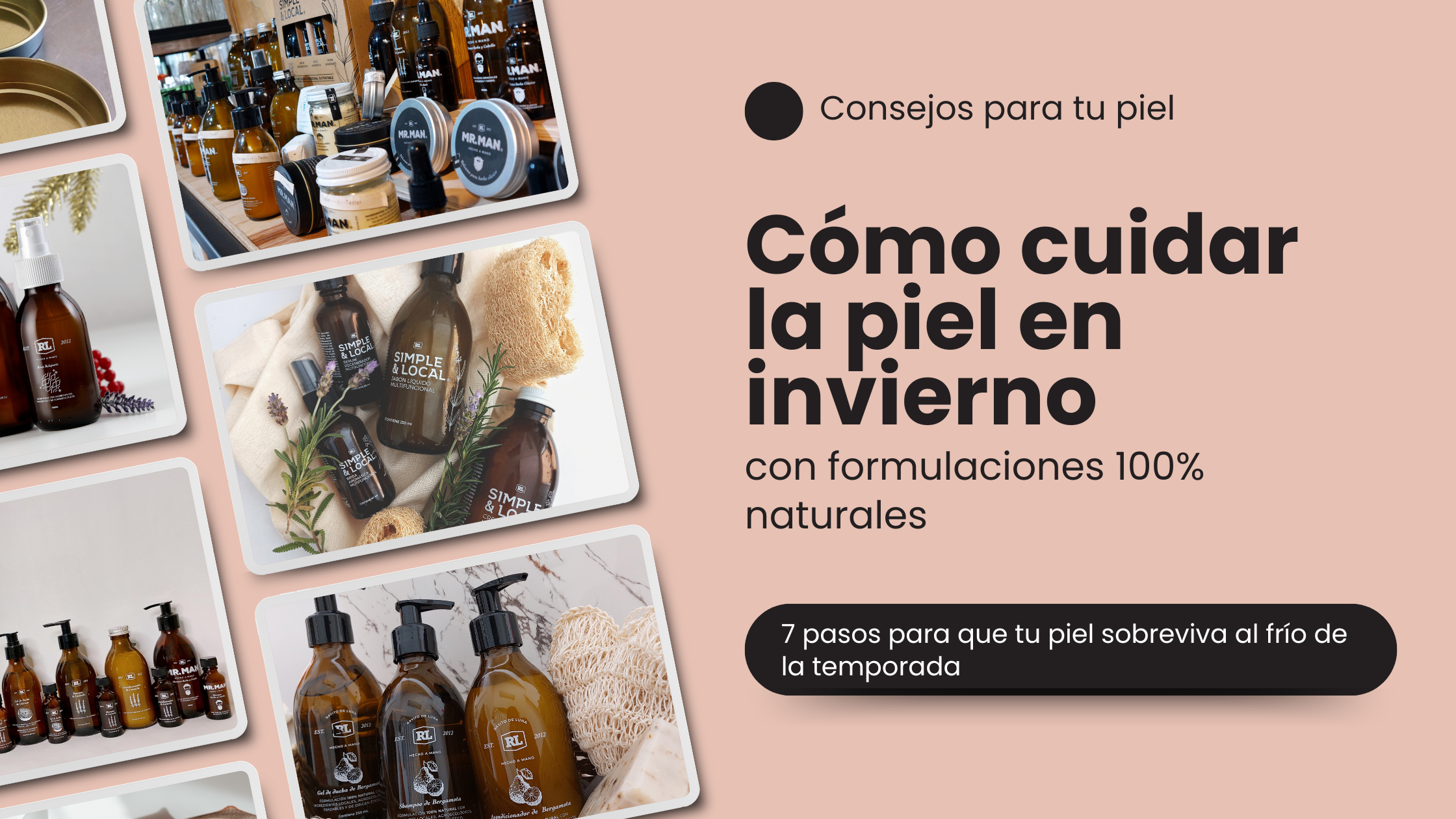 Cómo cuidar la piel en invierno con formulaciones 100% naturales