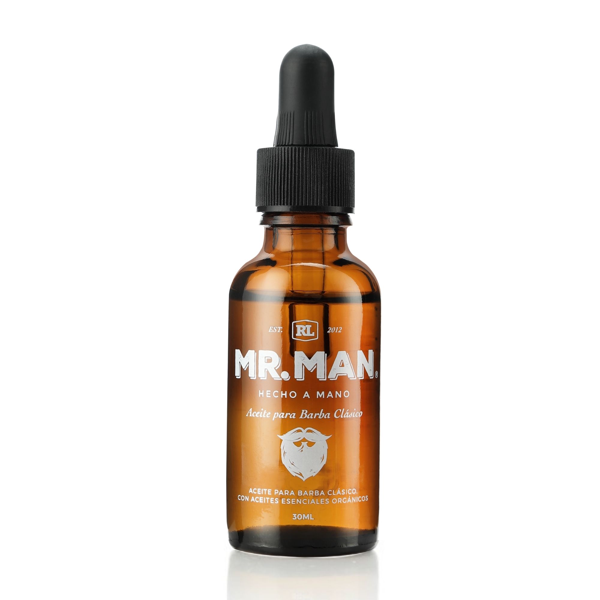 Aceite para barba Clásico Mr. Man con gotero, 30 ml