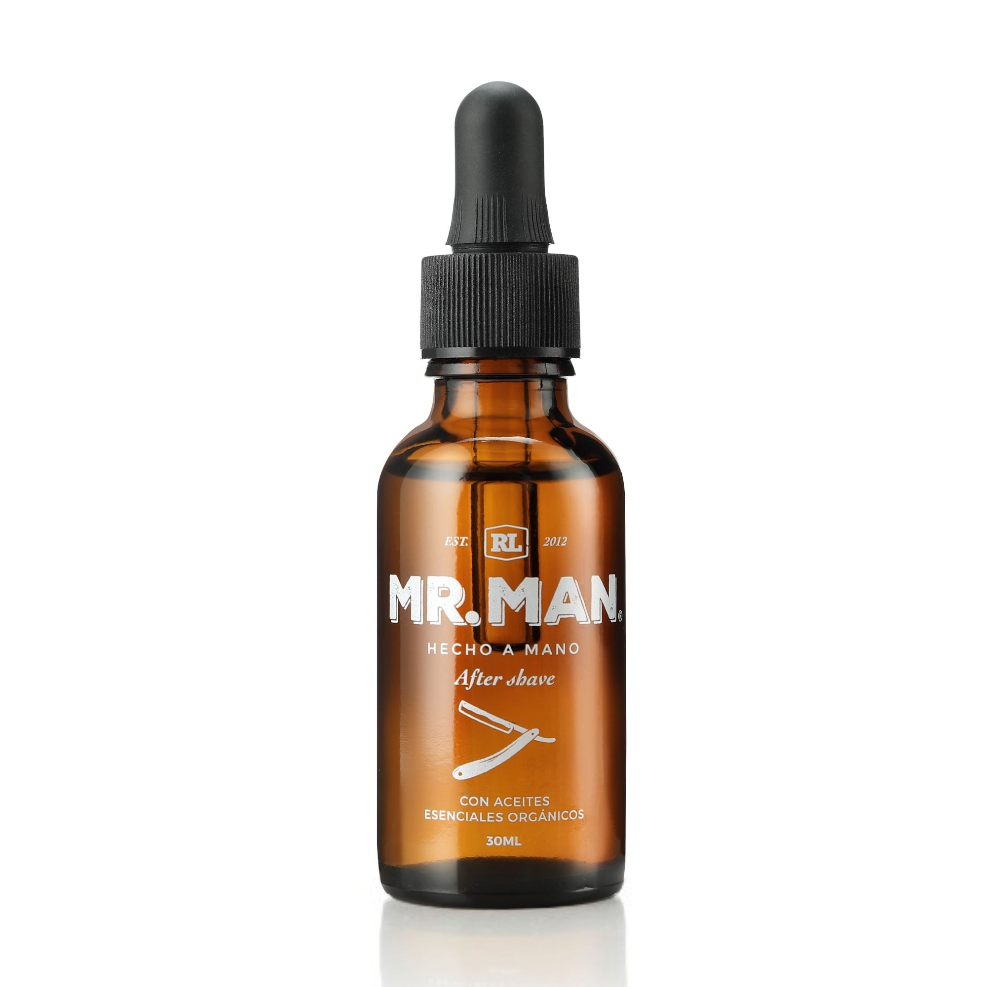 Aftershave Mr. Man en envase con gotero, 30 ml