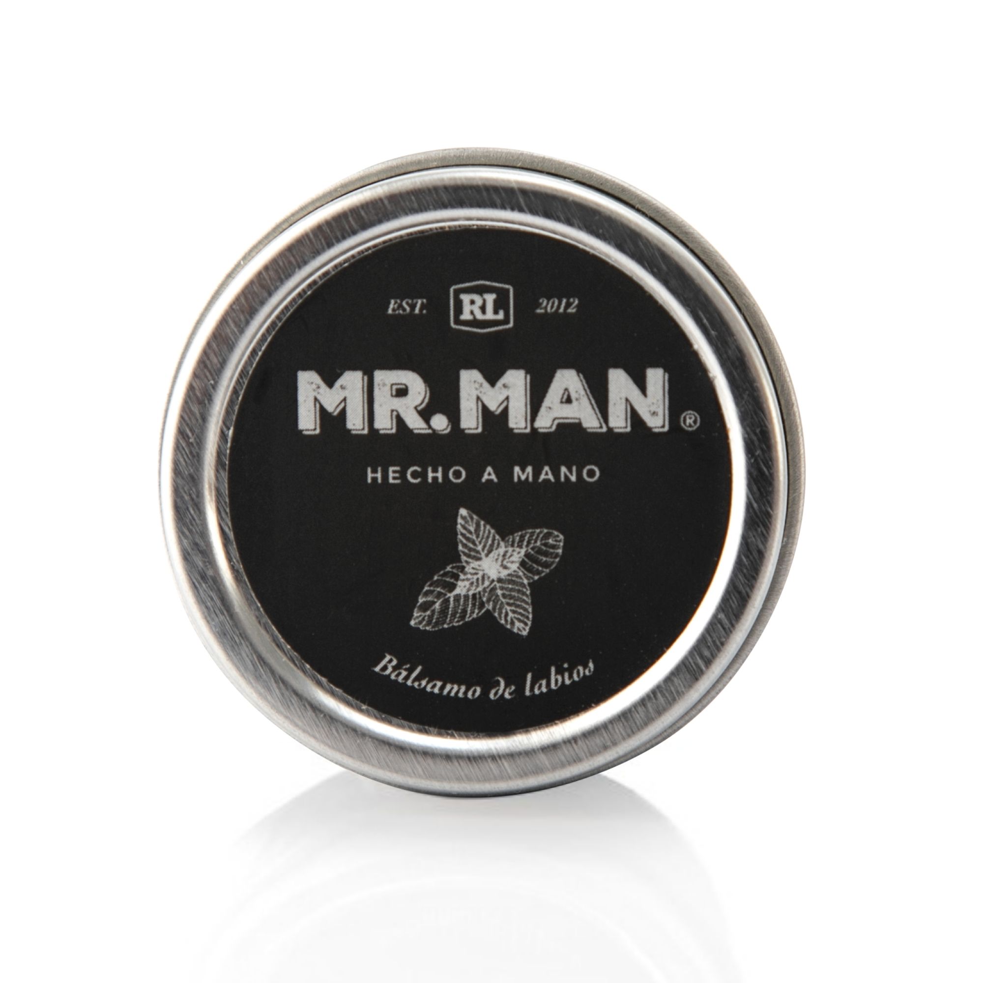 Bálsamo para labios Mr. Man en envase metálico, 30 g