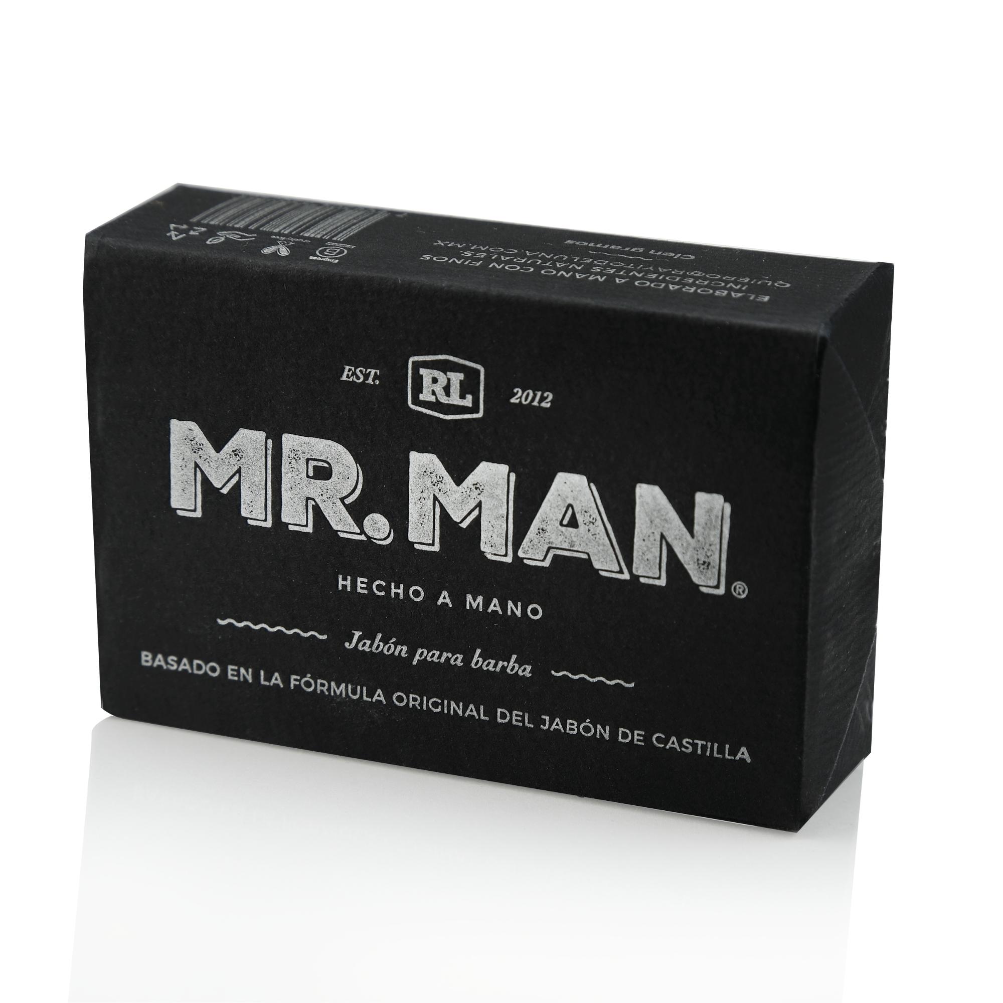 Jabón para barba y rasurado Mr. Man, 100 g
