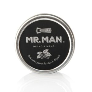 Bálsamo para barba La Chingonería Mr. Man en lata metálica, 60 g