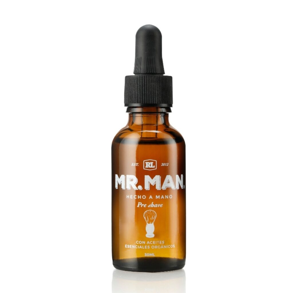 Preshave Mr. Man con gotero, 30 ml