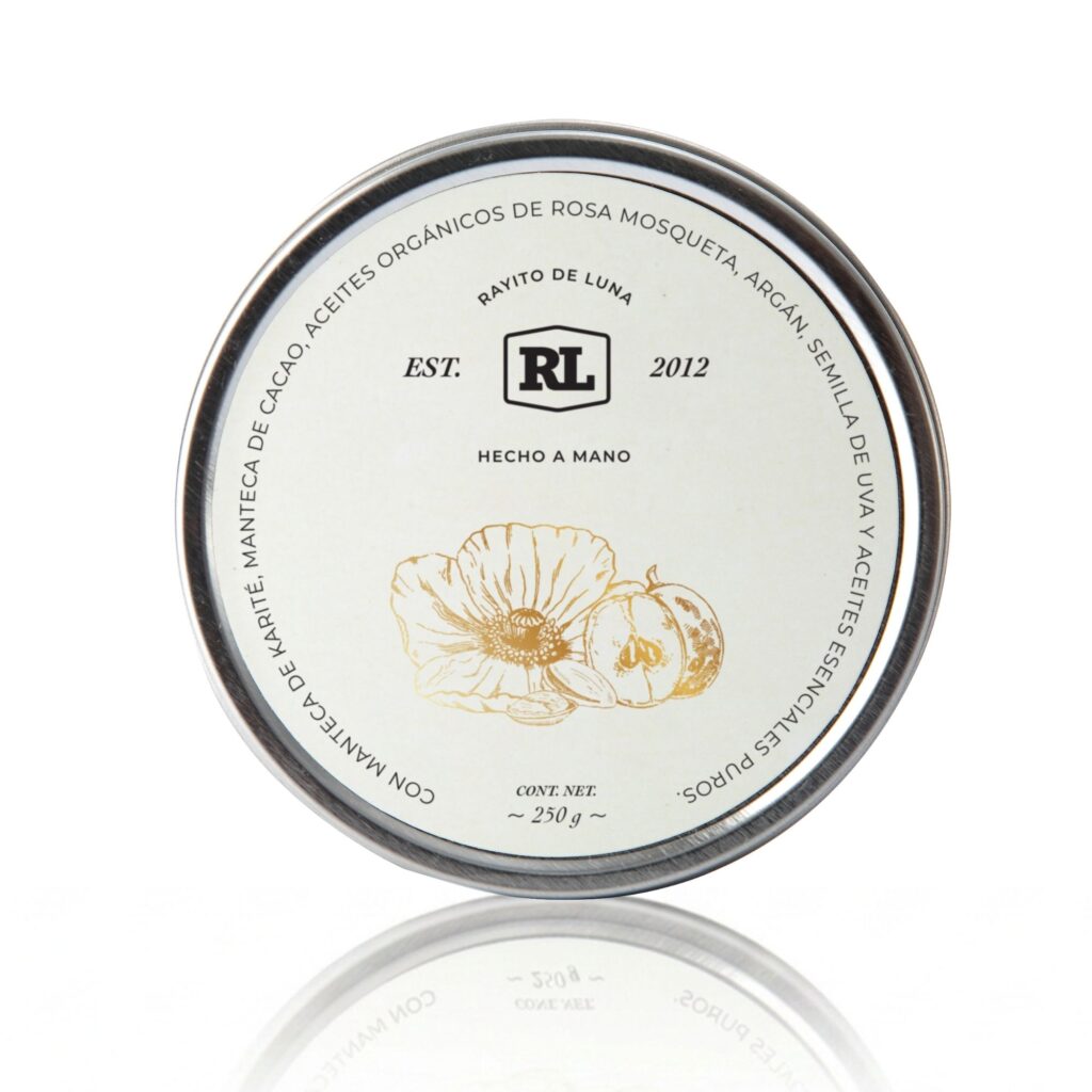 Crema regeneradora Rayito de Luna en envase de aluminio, 250 g