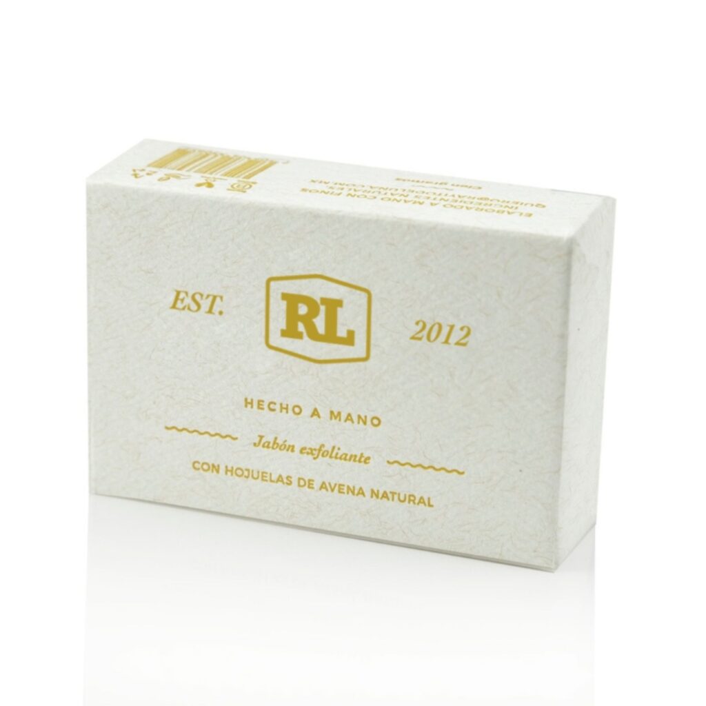 Jabón exfoliante de avena Rayito de Luna, 100 g
