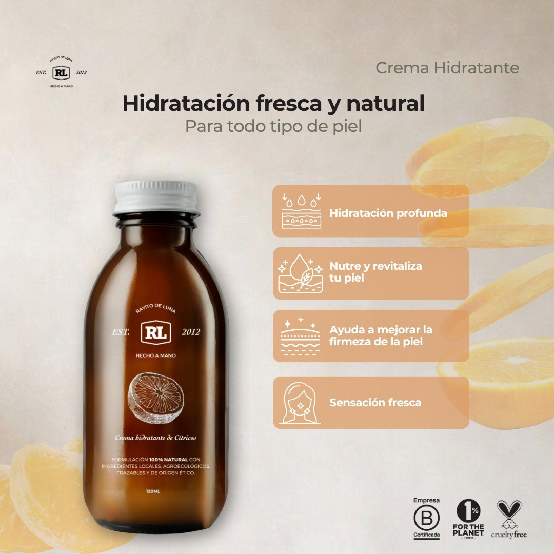 CREMA HIDRATANTE CÍTRICOS 120ML - Image 2