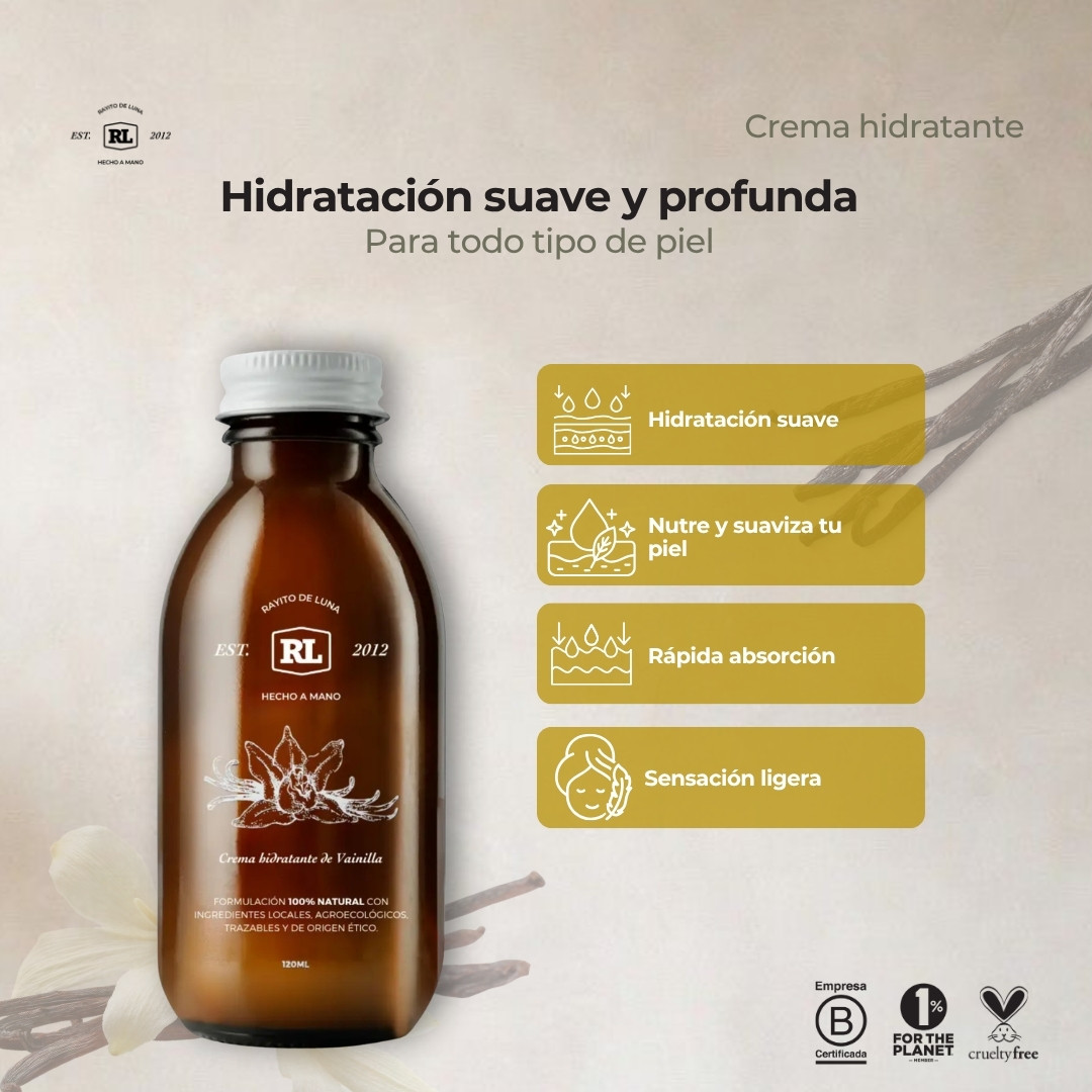 CREMA HIDRATANTE VAINILLA 120ML - Image 2